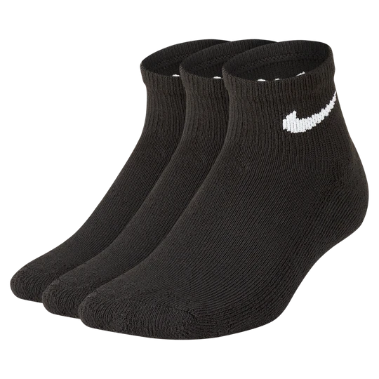 Zdjęcie produktu Skarpety do kostki dla dzieci Nike Basics (3 pary) - Czerń