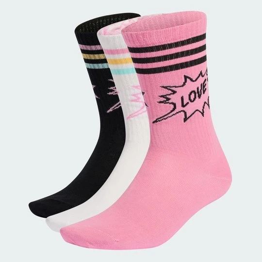 Zdjęcie produktu SKARPETY DO ŁYDKI LOVE UNITES 3 PARY Adidas biały