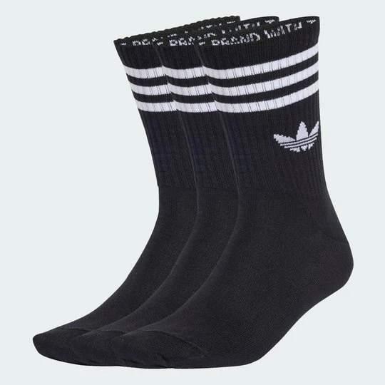 Zdjęcie produktu Skarpety do łydki z 3 paskami, 3 pary Adidas czarny