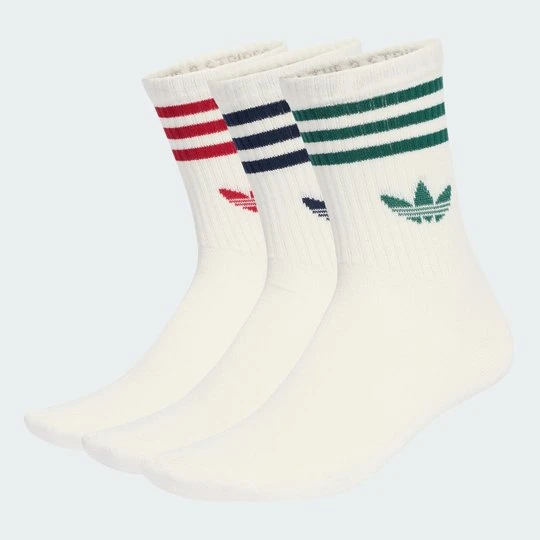 Zdjęcie produktu Skarpety do łydki z 3 paskami, 3 pary Adidas niebieski