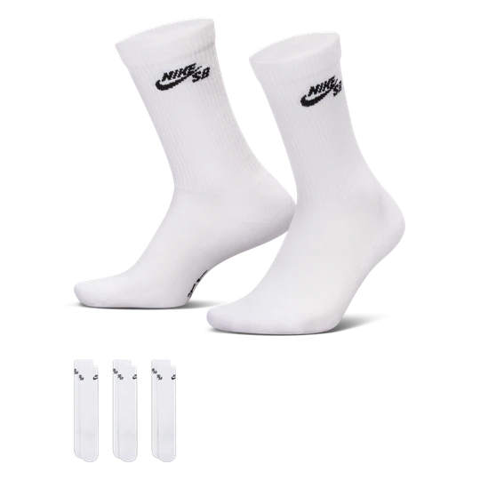 Zdjęcie produktu Skarpety do skateboardingu Nike SB Everyday Elevated (3 pary) - Biel
