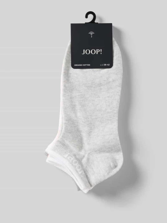 Zdjęcie produktu Skarpety do sneakersów z detale z logo w zestaw 3 szt. JOOP! Różowy