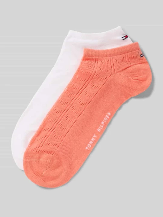 Zdjęcie produktu Skarpety do sneakersów z Mieszanka lyocellu w Zestaw 2 szt. Tommy Hilfiger Morelowy