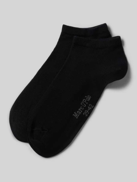 Zdjęcie produktu Skarpety do sneakersów z mieszanki bawełny w zestaw 2 szt. Marc O'Polo Czarny
