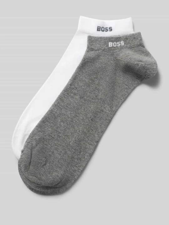 Zdjęcie produktu Skarpety do sneakersów z mieszanki bawełny w zestaw 2 szt. model '2P AS UNI CC' Boss Średnioszary