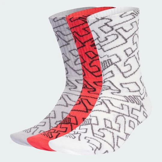 Zdjęcie produktu Skarpety GERMANY AOP 3 pair Adidas szary