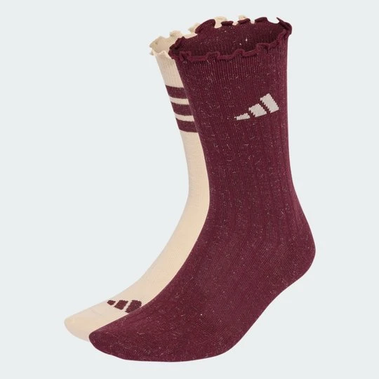 Zdjęcie produktu Skarpety Glow — 2 pary w opakowaniu Adidas beżowy