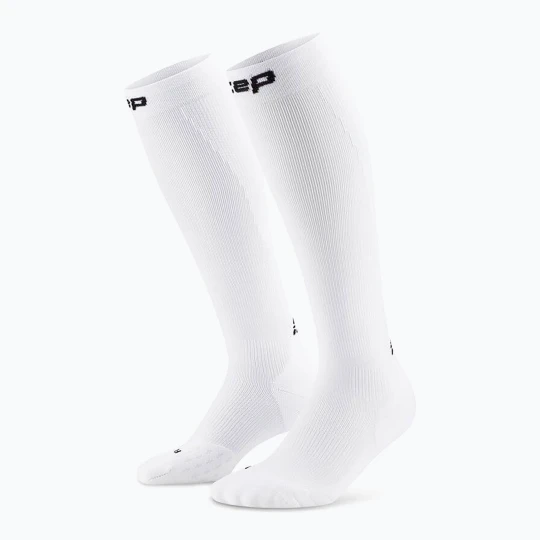 Zdjęcie produktu Skarpety kompresyjne męskie CEP Run Tall 5.0 white