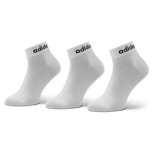 Zdjęcie produktu Skarpety krótkie adidas Think Linear Ankle Socks 3 Pairs HT3451 Biały