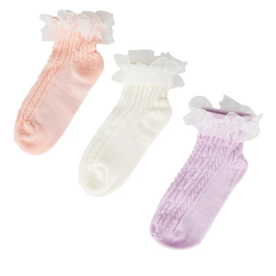 Zdjęcie produktu Skarpety krótkie JENNY 7KB-004-SS25 (3-pack) Różowy
