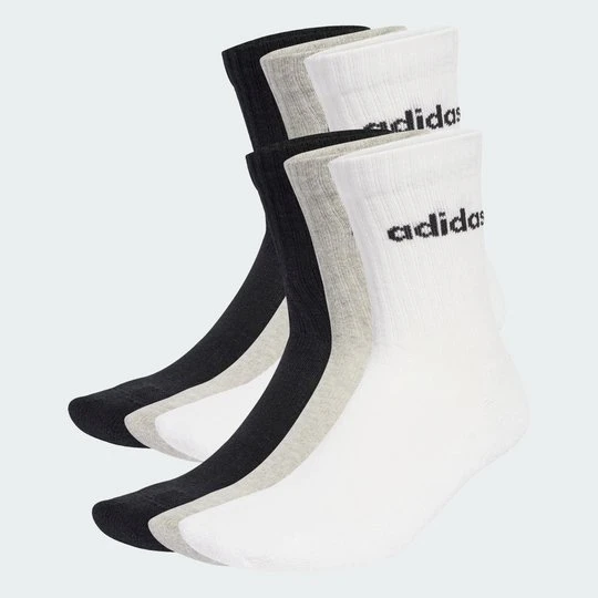 Zdjęcie produktu Skarpety Linear Crew Socks Cushioned 6 Pair Pack Adidas