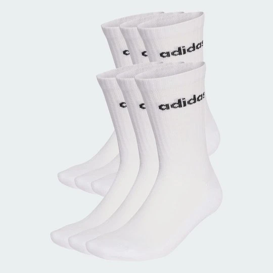 Zdjęcie produktu Skarpety Linear Crew Socks Cushioned 6 Pair Pack Adidas