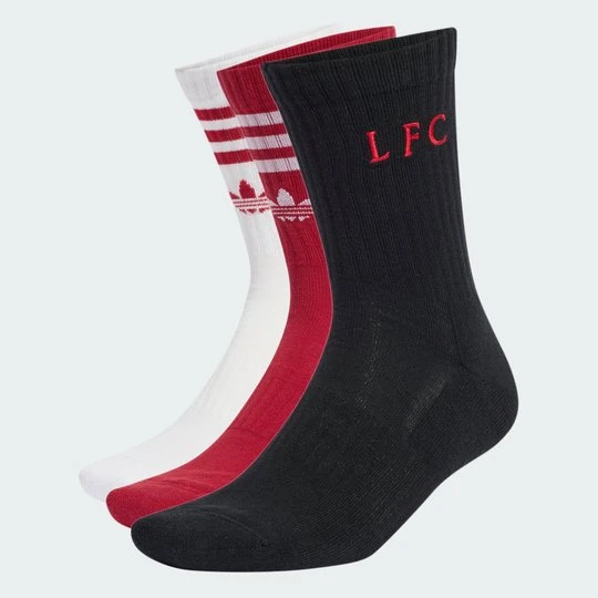 Zdjęcie produktu Skarpety Liverpool FC, 3 pary Adidas czarny