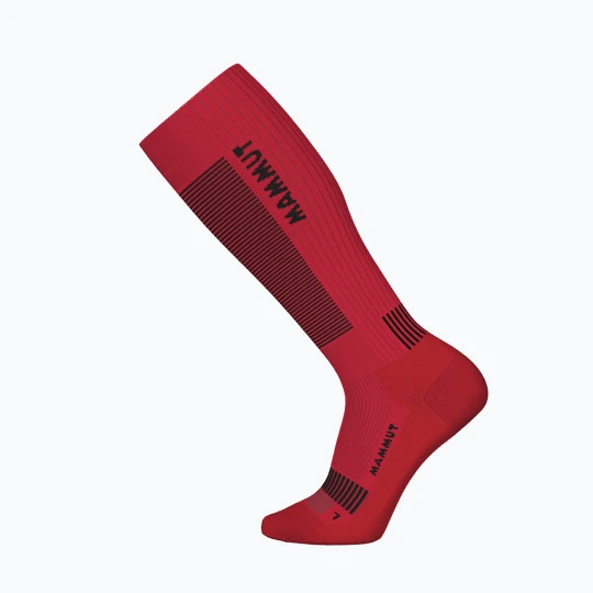 Zdjęcie produktu Skarpety Mammut Mountaineering Compression Knee Socks mammut red / black