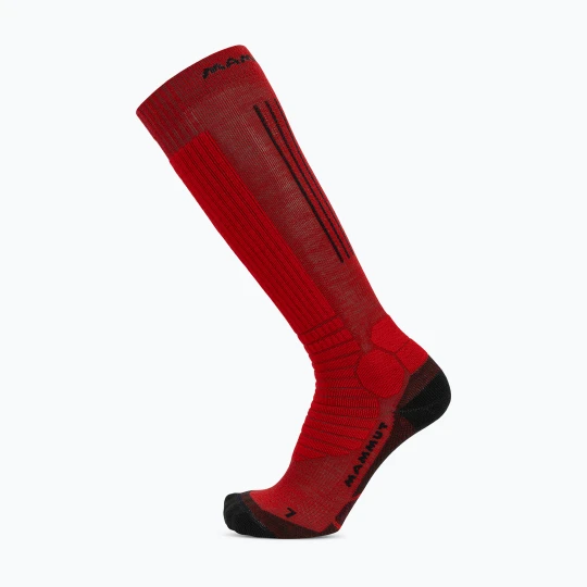 Zdjęcie produktu Skarpety Mammut Ski Mountaineering Merino Knee mammut red / black