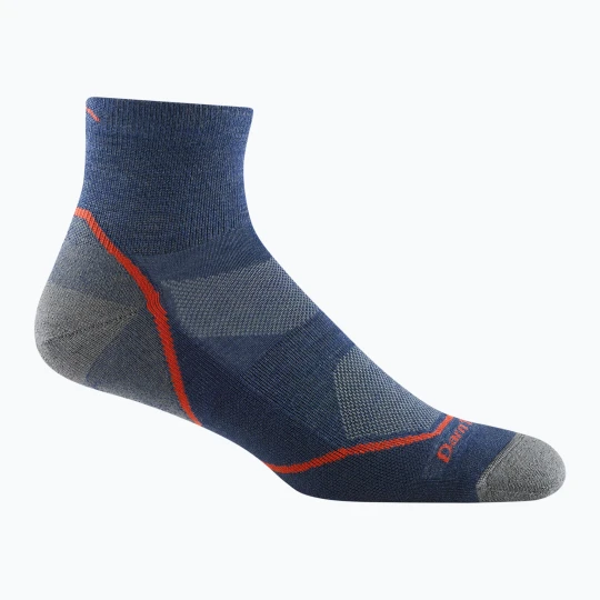 Zdjęcie produktu Skarpety męskie Darn Tough Light Hiker 1 / 4 Sock Cushion denim Niebieski