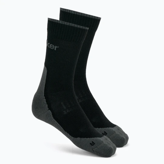 Zdjęcie produktu Skarpety męskie icebreaker Merino Hike+ Light Crew 2 pary black / obsidian