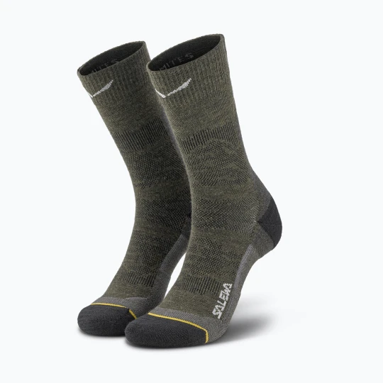 Zdjęcie produktu Skarpety męskie Salewa Ortles AM Crew dark olive Zielony