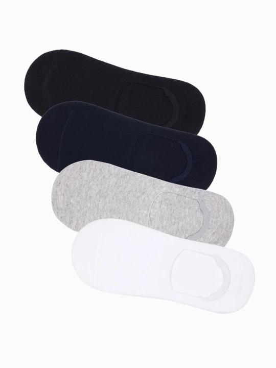 Zdjęcie produktu Skarpety męskie stopki 4-pak - mix kolorów Ombre Clothing