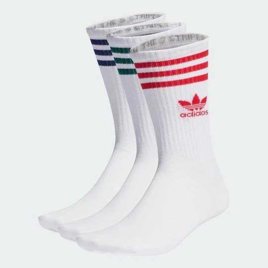 Zdjęcie produktu Skarpety Mid Cut Crew 3 Pairs Adidas biały