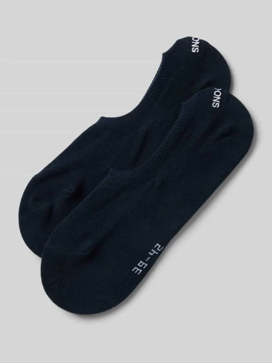 Zdjęcie produktu Skarpety z mieszanki bawełny model ‘INVISIBLE’ Snocks Granatowy