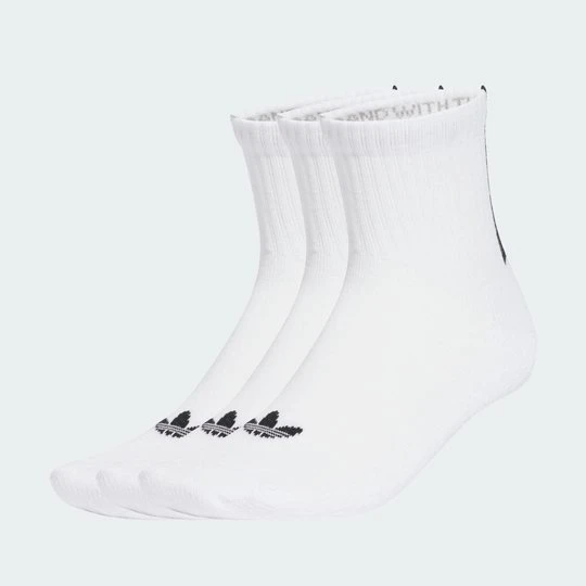 Zdjęcie produktu Skarpety Quarter 3 Back Stripes 3 Pairs Adidas biały