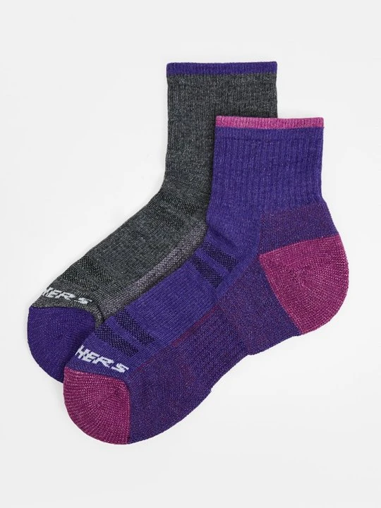 Zdjęcie produktu Skarpety sportowe Skechers ciemnoliliowy
