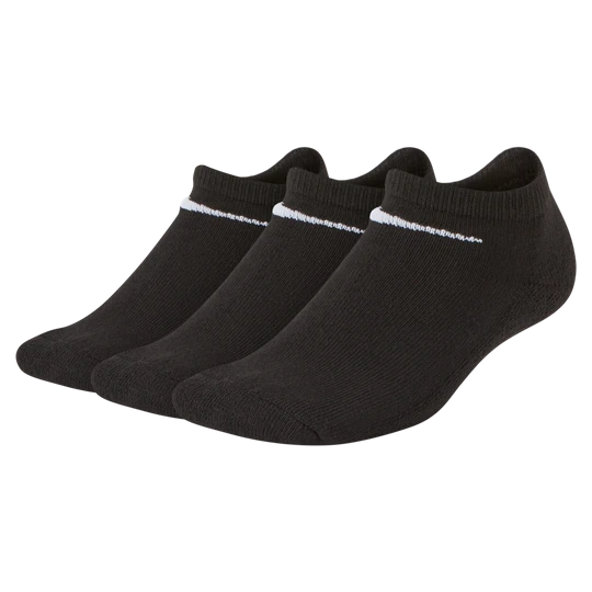 Zdjęcie produktu Skarpety-stopki dla dzieci Nike (3 pary) - Czerń