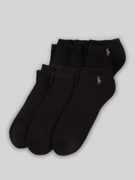Zdjęcie produktu Skarpetki sneaker z mieszanki bawełny w 6‑pakiecie Polo Ralph Lauren Czarny