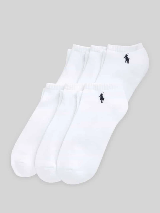 Zdjęcie produktu Skarpetki sneaker z mieszanki bawełny w 6‑pakiecie Polo Ralph Lauren Biały