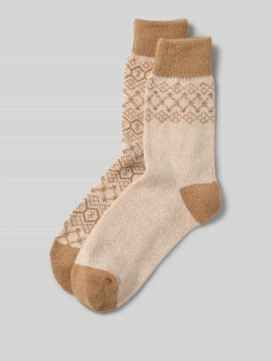 Zdjęcie produktu Skarpety supercozy z miękkimi szwami na palcach model ‘WOMEN COSY’ CAMANO Beżowy