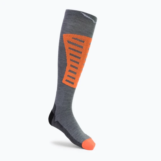 Zdjęcie produktu Skarpety męskie Salewa Sella Dryback grey melange/fluo orange