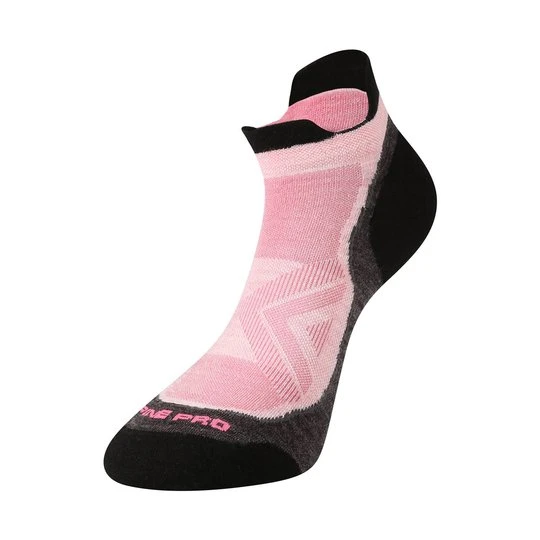 Zdjęcie produktu Skarpety trekkingowe stopki z wełną merino Werde różowe Alpine Pro
