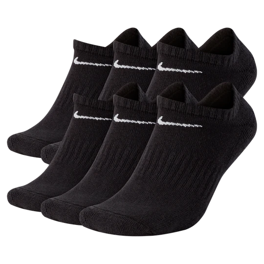 Zdjęcie produktu Skarpety treningowe no-show Nike Everyday Cushioned (6 par) - Czerń