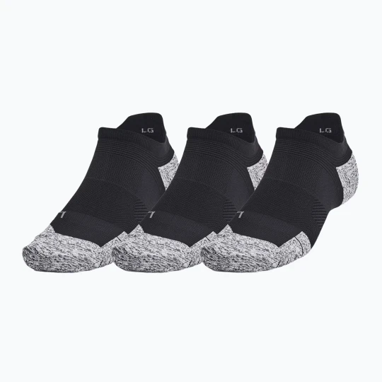 Zdjęcie produktu Skarpety Under Armour Dry Run Cushion No Show 3 pary black/pitch gray/reflective