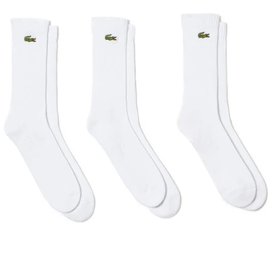 Zdjęcie produktu Skarpety unisex 3-pack Lacoste RA4182-Z92 - białe
