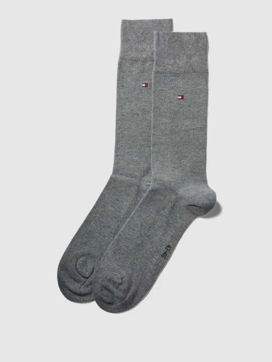 Zdjęcie produktu Skarpety w zestawie 2 szt. Tommy Hilfiger Średnioszary melanż