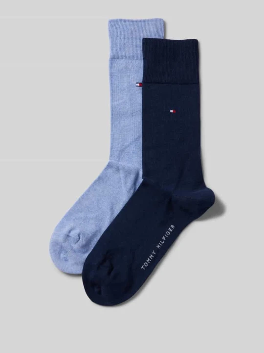 Zdjęcie produktu Skarpety w zestaw 2 szt. Tommy Hilfiger Błękitny melanż