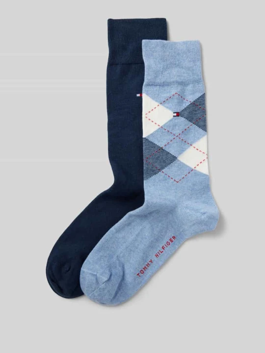 Zdjęcie produktu Skarpety w zestaw 2 szt. Tommy Hilfiger Błękitny melanż