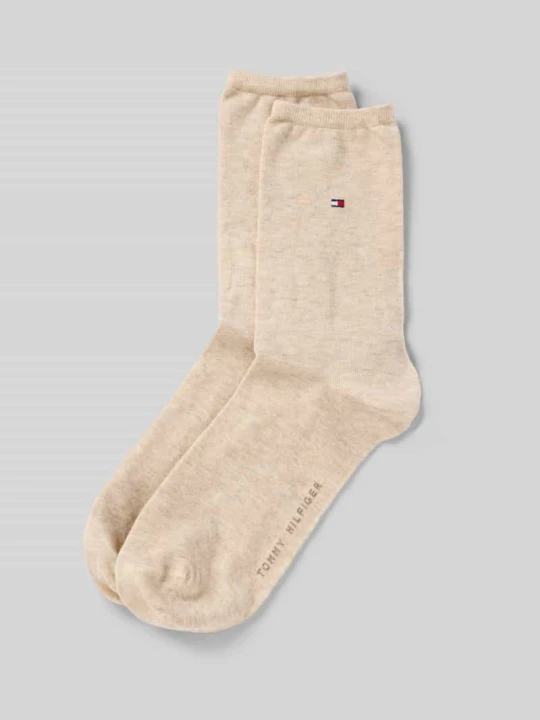 Zdjęcie produktu Skarpety w zestawie 2 szt. Tommy Hilfiger Beżowy melanż