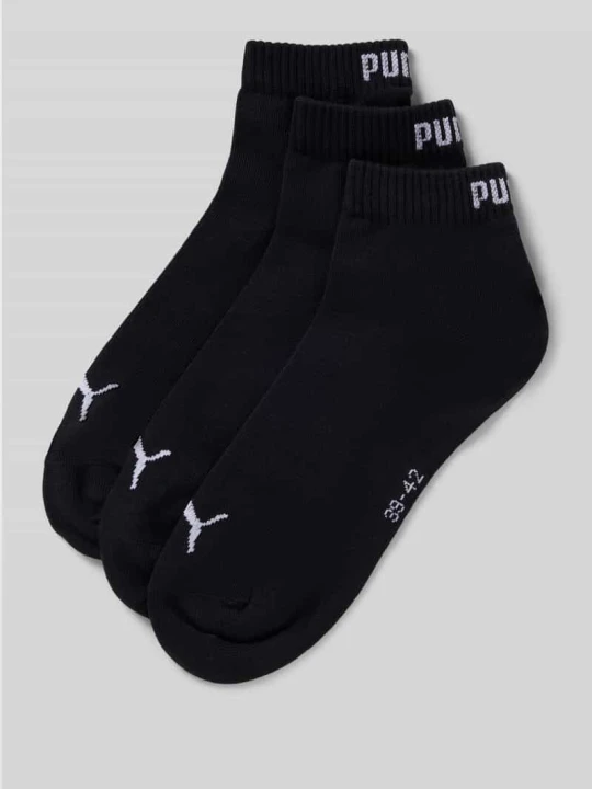 Zdjęcie produktu Damskie skarpety do sneakersów w zestawie 3 szt. Puma Czarny