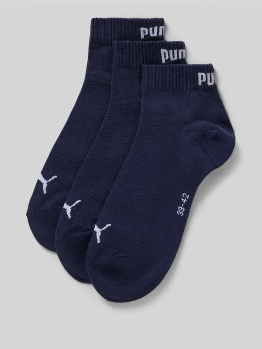 Zdjęcie produktu Damskie skarpety do sneakersów w zestawie 3 szt. Puma Granatowy