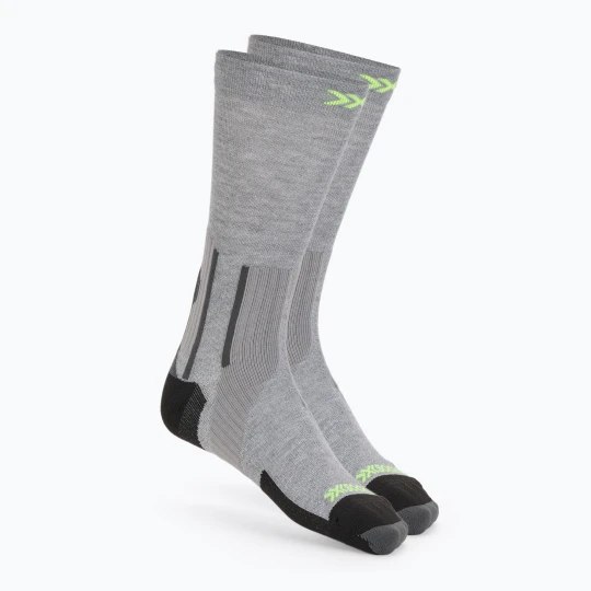 Zdjęcie produktu Skarpety X-Socks Run Perform Warm Crew rhino grey / canary