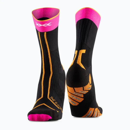Zdjęcie produktu Skarpety X-Socks Trailrun Terraskin Expert Crew x black / fluo pink / blazing orange