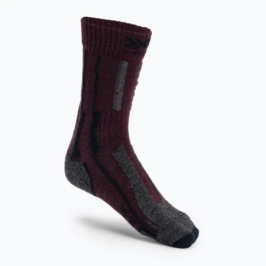 Zdjęcie produktu Skarpety X-Socks Trek X Merino LT dark ruby / midnight blue Bordowy