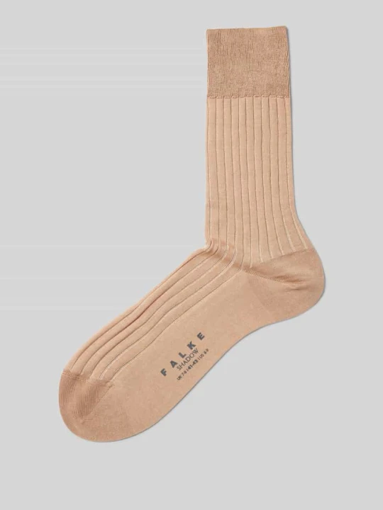 Zdjęcie produktu Skarpety z czystej bawełny model ‘Shadow’ Falke Camel