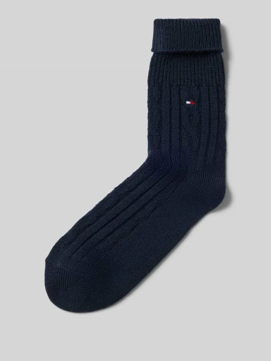 Zdjęcie produktu Skarpety z dodatkiem wełny Tommy Hilfiger Ciemnoniebieski
