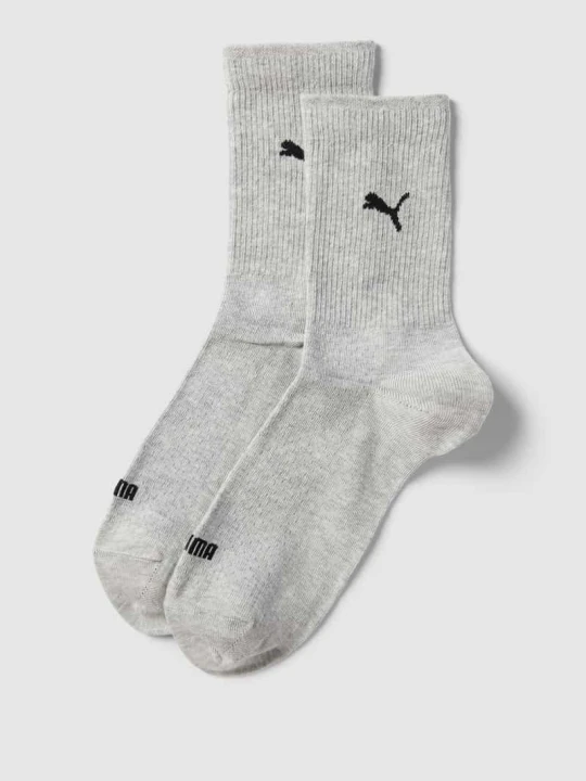 Zdjęcie produktu Skarpety z detalami z logo w zestawie 2 szt. Puma Srebrny melanż