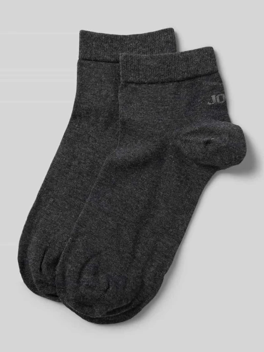 Zdjęcie produktu Skarpety do sneakersów z detalem z logo JOOP! Antracytowy melanż