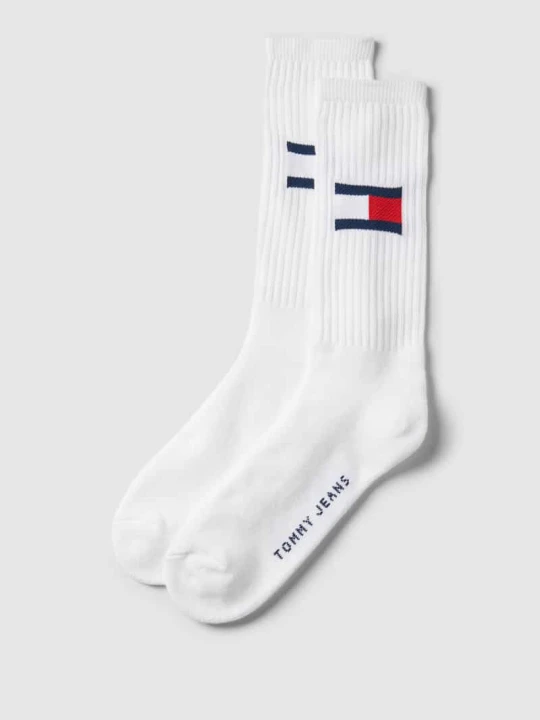 Zdjęcie produktu Skarpety z detalem z logo w zestawie 2 szt. Tommy Hilfiger Biały